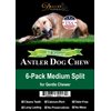 Deluxe Naturals Elk Antler Dog Chews | Long-Lasting A-Grade Premium Elk Antler Chews for Dogs from Naturally Shed Elk Antlers Collected in The USA, 6-Pack Medium Split