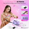 GOLEEXU Nail Drill Electric File: 40000RPM Professional E File Kit Efile Machine Filer for Shaping, Buffing, Removing Acrylic Gel Nails, Manicure Pedicure Kit with 12Pcs Nail Bits, Home Salon Use