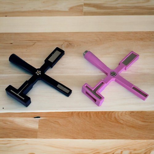 Vanfa Gel Nail Polish 3D 9D Art Design - Cat Eye Magnet Tool (5 in 1 Black)