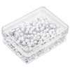 500 Pack Map Push Pins Map Tacks Small Size (White, 1/8 Inch)