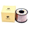 22 awg Silicone Electrical Wire 2 Conductor Parallel Wire line 200ft [Black 100ft Red 100ft] 22 Gauge Soft and Flexible Hook Up Oxygen Free Stranded Tinned Copper Wire