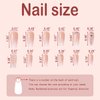 Yivaiks 24pcs glitter Press on Nails Medium Coffin Fake Nails with Glue on Nails for Women Luxurious 3D Crystal Gem Design Ballerina Pink Acrylic Nails Perfect Accessory for Banquets, Soirees, Parties(GD-002)