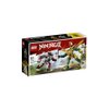 Lego NINJAGO Lloyd’s Mech Battle EVO Building Set 71781, with 2 Action Figures, 2 Posable Ninja Action Figures to Build, Ninja Toy for Kids Ages 6+ with Bone Warrior and Golden Lloyd Minifigures