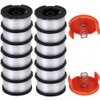 AF100 Replacement Spool for Black and Decker AF-100-3ZP AF-100-BKP,30-Foot,0.065-Inch,(AF-1003ZP) fits GH900 GH600 GH610 String Trimmer 30ft 0.065" Trimmer Line Replacement Spool Refills (12 + 2 )