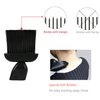 Barber Brush, Neck Duster Brush for Hair Cutting, Soft Hair Neck Cleaning Brush, Professional Hair Brush for Hairstylists - Black