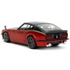 1972 Datsun 240Z Black and Red Metallic with Graphics Fast X (2023) Movie Fast & Furious Series 1/24 Diecast Model Car by Jada 34916