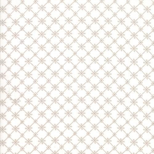 FlashPhoenix Quality Sewing Fabric – Just Another Walk in The Woods by - Cream Tiles by The Yard Size: 36" x 44" inch