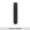 ForPro Professional Collection Mini Foam Board, 100/180 Grit, Double-Sided Manicure Nail File, Black, 3.5” l x .5” w, Pack of 50