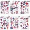12 Sheets 4th of July Temporary Tattoos for Kids Adult, 4th of July Gnomes Party Supplies Favors Decorations Patriotic USA American Flag Fake Tattoos Stickers Independence Day Goody Bag Stuffers