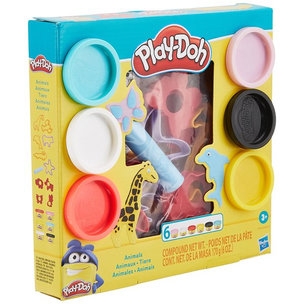 Play-Doh Fun Shapes, Multi-Colour, Animals