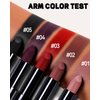 Black Lipstick Long Lasting for Women, Hydrating Matte Velvet Lip Gloss Superstay Liquid Lipstick Intense Color Non Stick Smudge-Proof & Waterproof Lipgloss Bold Glow Goth Lip Stick Makeup-05
