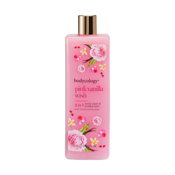 Bodycology Pink Vanilla Wish Body Wash Women 16 oz