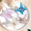 4PCS Butterfly Hair Claw Clips for Women Tortoise Shell Hair Clips 2.5inch Beautifly Butterfly Hair Clips for Thick and Medium Hair, Claw Hair Clips Hair Styling Accessories Gifts for Women (Style A)