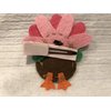 Turkey Hair Clip, Thanksgiving Hair Clip, Girls Hair Accessory, Preppy Gifts