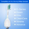 Vochigh Replacement Toothbrush Heads Compatible with Philips-Sonicare: fits e-Series HX7022 CleanCare & Xtreme Screw-on Electric Brush Handles, 6 Pack