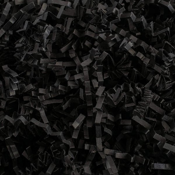 MagicWater Supply - 2 oz - Black - Crinkle Cut Paper Shred Filler great for Gift Wrapping, Basket Filling, Birthdays, Weddings, Anniversaries, Valentines Day, and other occasions