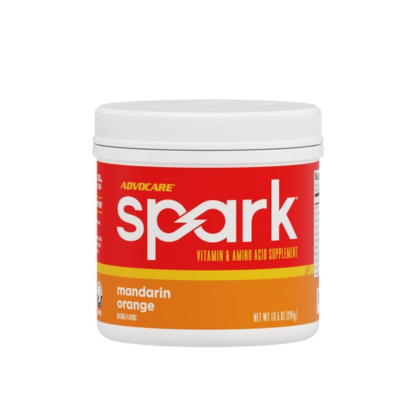 AdvoCare Spark Vitamin & Amino Acid Supplement - Focus & Energy Supplement Mix - Powdered Energy Supplement Mix - Powder Supplement Mix - Amino Acids - Mandarin Orange - 10.5 oz