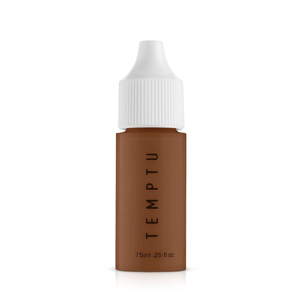 TEMPTU SilkSphere Airbrush Foundation: Long-Lasting Liquid Makeup, Medium-Full Coverage | 4-In-1 Formula Foundation, Primer, Concealer & Corrector | Luminous, Dewy Finish | 11 N/W Chestnut|.25 Fl Oz