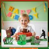 10 Pack Football Party Table Decorations First Year Down Honeycomb Centerpieces Table Topper Sign Decors for Baby Shower 1st Birthday Football Gameday Super Bowl Tailgate Sports Party Supplies