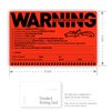 Easykart Parking Violation Stickers Notice Parking Violation Stickers Tow Stickers for Car Vehicle 50 PCs Private Parking Warning Stickers Adhesive Car Window Fluorescent Labels