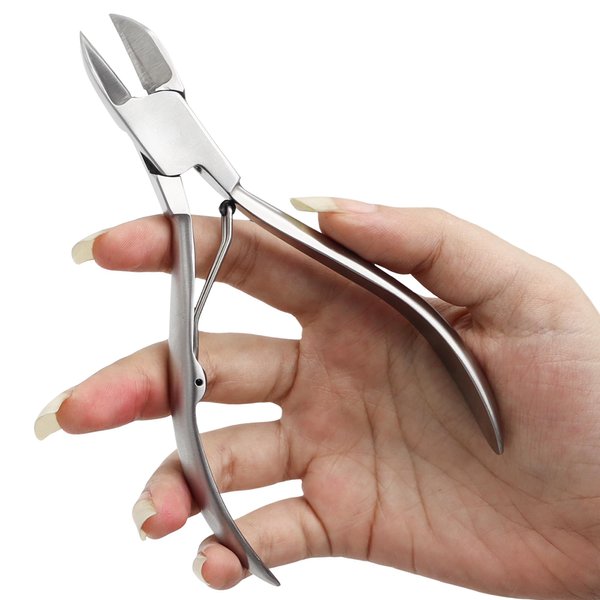 Stellmacher Toenail Clippers Professional Nail Clippers for Thick and Ingrown Nails Precision Toenail Clipper for Seniors German Grade Stainless Steel Nail Cutter for Men Women and Seniors (1Pc)