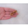 Generic 1 1/2 inch smaller white or amber brown alligator hair clip for fine thin hair. (Primary color: White)