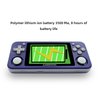 RG351P Retro Handheld Game Console Open Source Linux System 3.5 inch IPS 320*480 Screen RK3326 1.5GHz 3500mAh Battery 2500 Classic Games Support PSP/N64 Game Gift Portable Player (RG351P-Purple)