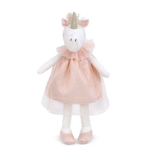 MON AMI Unicorn Stuffed Doll – 12” White, Soft & Cuddly Stuffed Plush Animal, Unicorn for Girls/Kids, Use as Toy or Room Decor