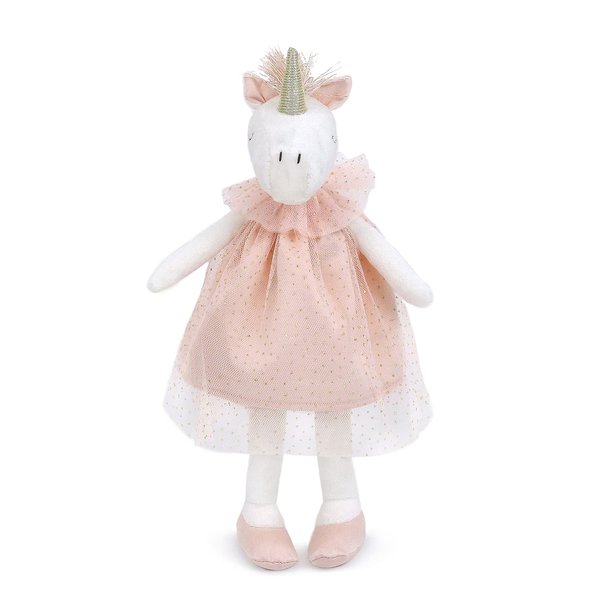 MON AMI Unicorn Stuffed Doll – 12” White, Soft & Cuddly Stuffed Plush Animal, Unicorn for Girls/Kids, Use as Toy or Room Decor