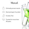 Murad AHA/BHA Exfoliating Facial Cleanser - Hydration Exfoliating & Moisturizing Salicylic, Lactic and Glycolic Acid Face Wash - Creamy Skin Smoothing Treatment Backed by Science, Travel size, 2 Fl Oz