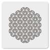 MAGJUCHE Sacred Geometry Stencil 6 Inches, Reusable Flowers of Life Stencil for Painting DIY Crafts Decor