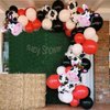 Cow Party Decorations-Cow Balloon Garland Arch Kit-Red Black White Balloons for Cowboy Cowgirl Party Decorations Baby Shower Animal Birthday Party Suppllies