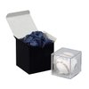 Aviditi Gift Boxes, 4" x 4" x 4", Glossy Black (Pack of 100) Easy Assemble Boxes, Good for Holidays, Birthdays, and Special Occasions