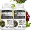 O NUTRITIONS Certified Organic Sea Moss, Super Cell Superfood Made with Organic Irish Sea Moss, Bladderwrack and Burdock Root, Wildcrafted Sea Moss Capsules, Vegan Seamoss Pill