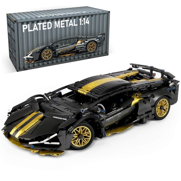 GEVINST Sports Race Car Building Kit Set for Boys & Adults, 1309 Pieces, MOC Toys Racing Model Car Kits, Birthday Gifts for Boys Kids Age 8-14 12-16