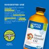 Earth’s Care Sweet Almond Oil - Expeller Pressed Almond Oil for Skin and Hair, Glass Bottle, 8 FL. OZ.