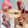 SHEHARUHI 3 PCS Adjustable Silicone Wig Headband No Slip Wig Bands Silicone Wig Grip Band Elastic Bands for Wig Wig Accessories for Women for Men Women Sports Yoga