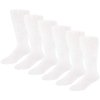 Extra Wide Diabetic Cotton Socks, Mens Medical Swollen Feet Mid/Over the Calf Socks (Extra Wide - White) - 6 pairs