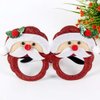 Christmas Glitter Party Glasses Merry Christmas Reindeer Eyeglasses Santa Claus Hats Snowman Garland Tree Glasses Frame Unisex Cosplay Costume Xmas Holiday Party Decorations Ornaments Gift 9 Pack