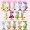 VESPRO 16 Pack Hand Cream Gifts Set For Women, Bulk Hand Lotion Travel Size for Dry Cracked Hands, Mini Hand Lotion for Birthday Gifts and Mother's Day Gifts with a Greeting Card