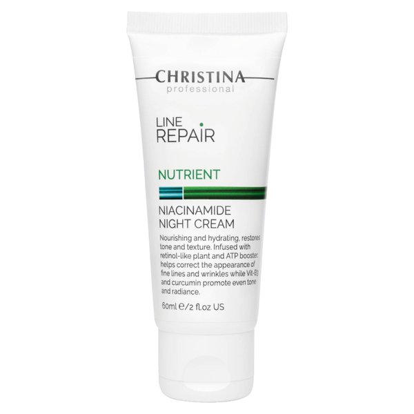 -CHRISTINA- Line Repair Nutrient Niacinamide Night Cream - For Combination Normal Dry Skin 60 ml / 2 fl.oz