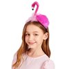 Didiseaon Flamingo Headband for Women Hawaii Flamingo Headdress Cute Flamingo Hair Hoop for Carnival Tropical Summer Beach Party Supplies