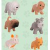 Tigerdoe Dog Squishy Toys for Kids – 6 Pack - Stress Relief Toy for Kids – Squishy Fidget Toys – Squishy Sand Toys - Mini Dog Figurine Toy Set - Children’s Soft Sensory Toy – Squishy Anxiety Toys