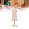 Doll Dress Form, Miniature Dress Form Mannequin Dollhouse Cloth Gown Display Support Holder Doll Clothes Mannequin Model Stand for Dollhouse Decoration