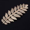 2 Pcs Gold Toga Party Halloween Greek Goddess Costume Gold Leaves Hair Barrettes (Halloween Gold Leaf Hair Clips)