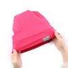 ELIHAIR 2pc Kids Sleep Bonnet Hats for Night Sleeping Cap Silky Lined Satin Bonnet with Adjustable Elastic Band for Teens Toddler Child Natural Curly Frizzy Hair Cover(Hot Roses and Blue Black)