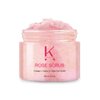 Keralove Rose Scrub with Collagen and Stem Cells 12 oz - Exfoliating Himalayan Salt Scrub for Cellulite - Deep Cleansing for Acne, Scars, Wrinkles - Moisturizes Skin