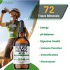 Liquid Fulvic Acid + Humic + Trace Minerals | Hydration | Keto Supplement | Energy | pH Balance | Hair | 2-Month Supply | Liquid Color - Brown