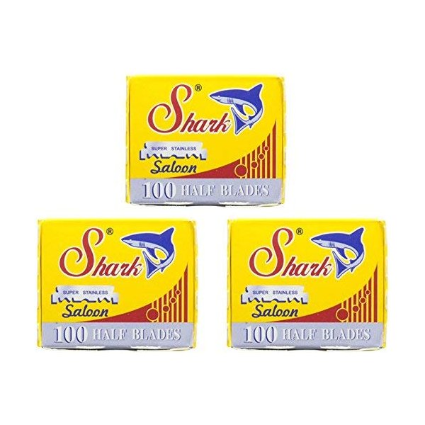 300 Shark Single Edge Razor Blades for Professional Barber Razors
