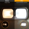RVZONE 1156 1141 1003 7506 BA15S 1383 Led white RV Interior Light | Super Bright 4014 105-SMD LED Replacement for 12 Volt RV Camper Trailer Boat Trunk Interior Lights 4-Packs